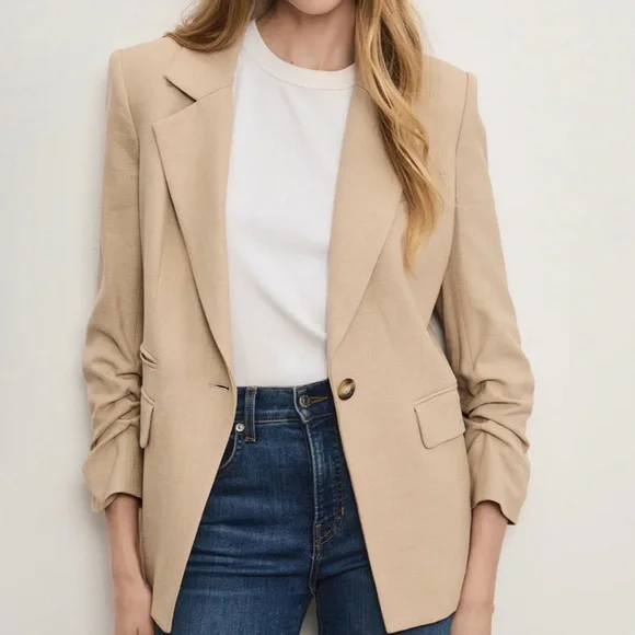 Prada Women’s Beige Blazer Jacket - Picture 1 of 9